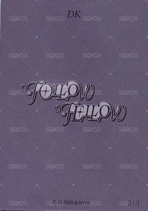 FOLLOWFELLOW 隨機卡 日卡包卡 背面