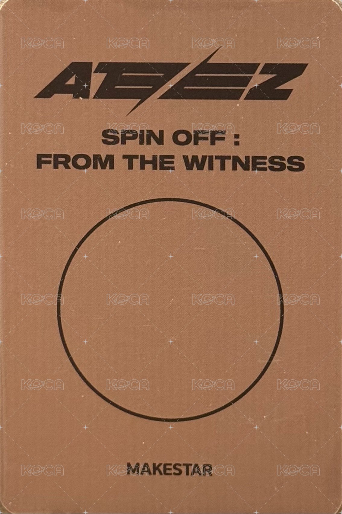 From the Witness ms 3.0 線下 簽售卡  背面