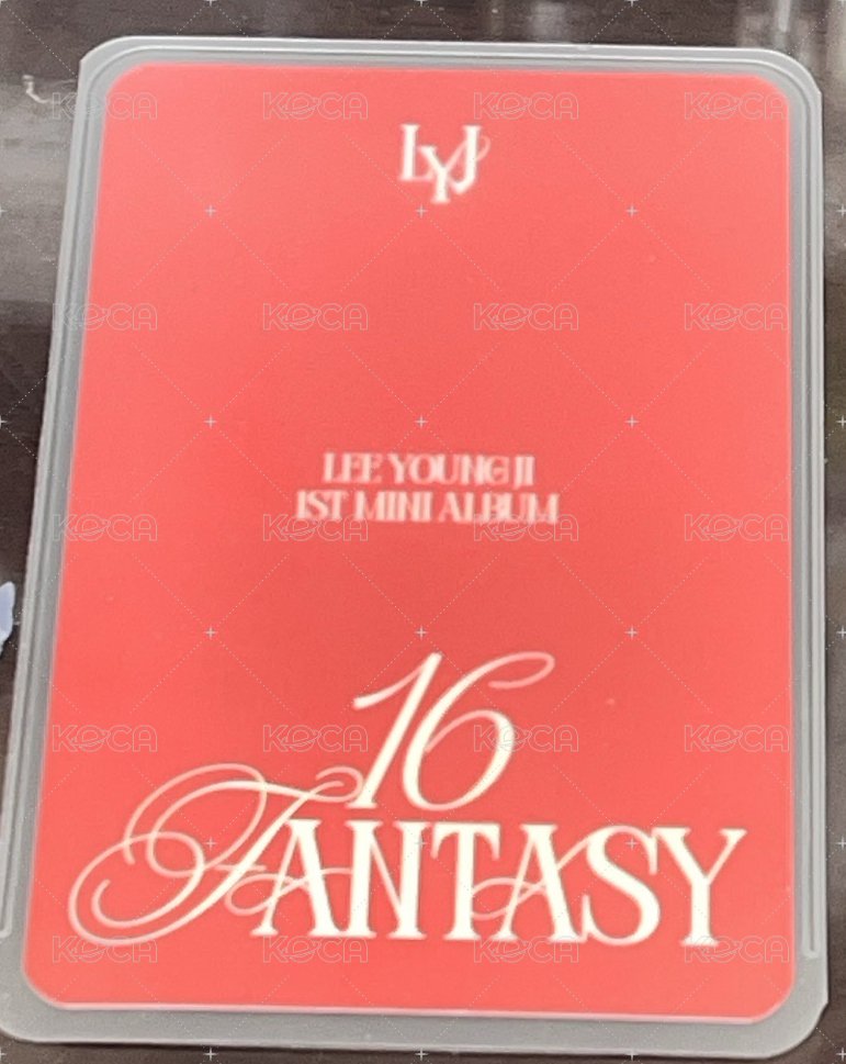 16 fantasy 專輯卡  背面