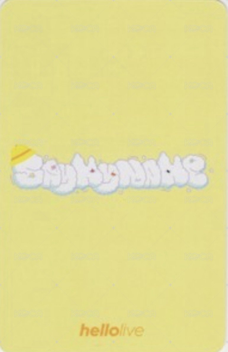 迷二 hl 4.0 簽售卡 ver.小黃帽 背面