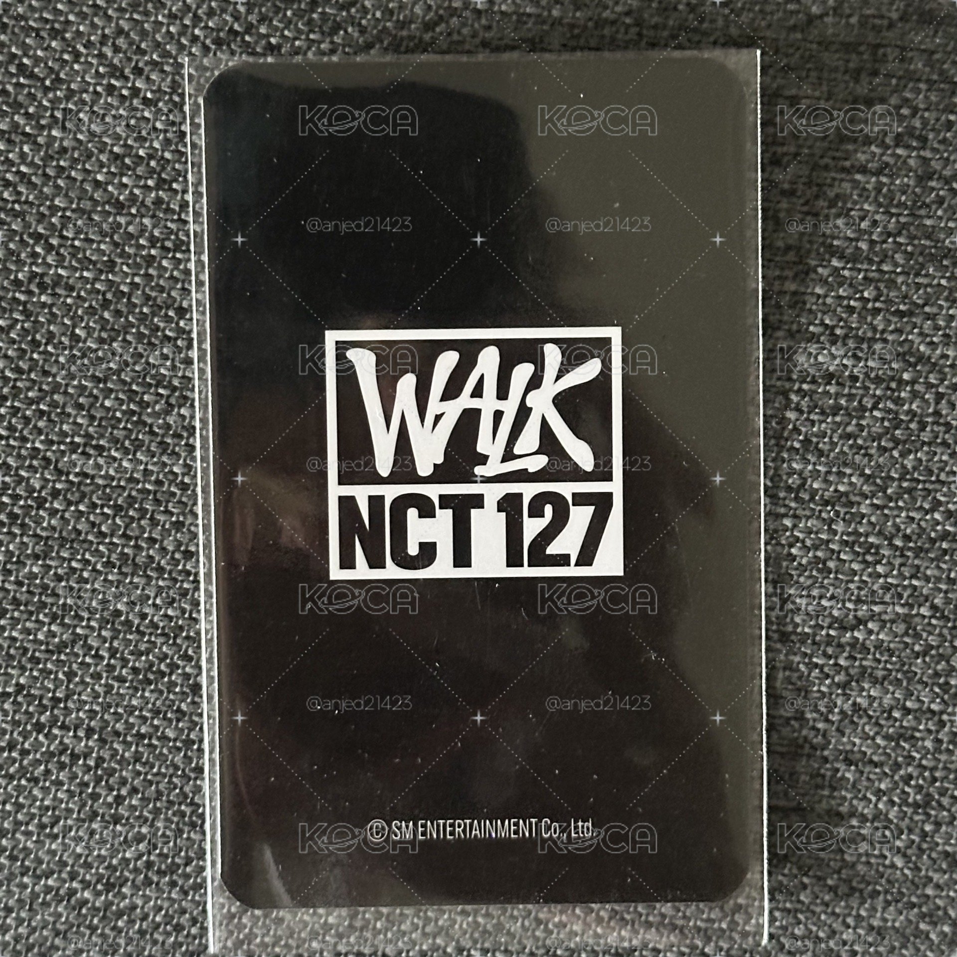 JOHNNY-NCT 127《WALK》台北簽售會特典卡 未拆專