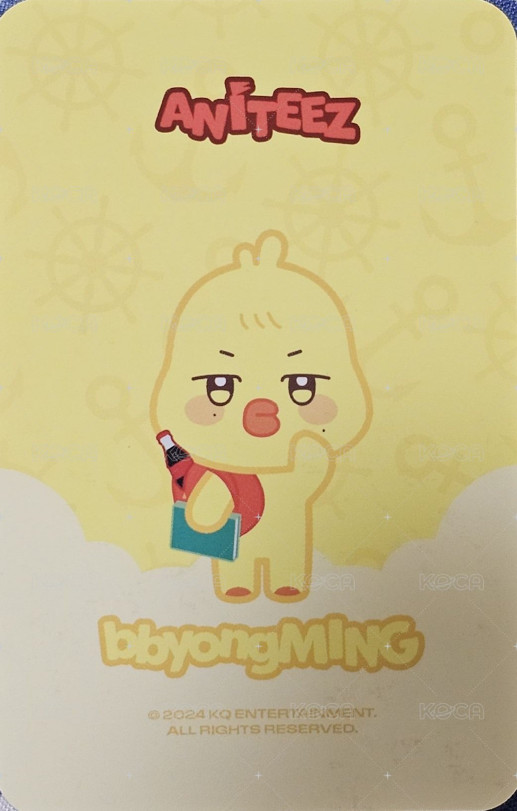 ANITEEZ IN ILLUSION TOKTOQ 周邊卡 ACRYLIC PC FRAME KIT  背面