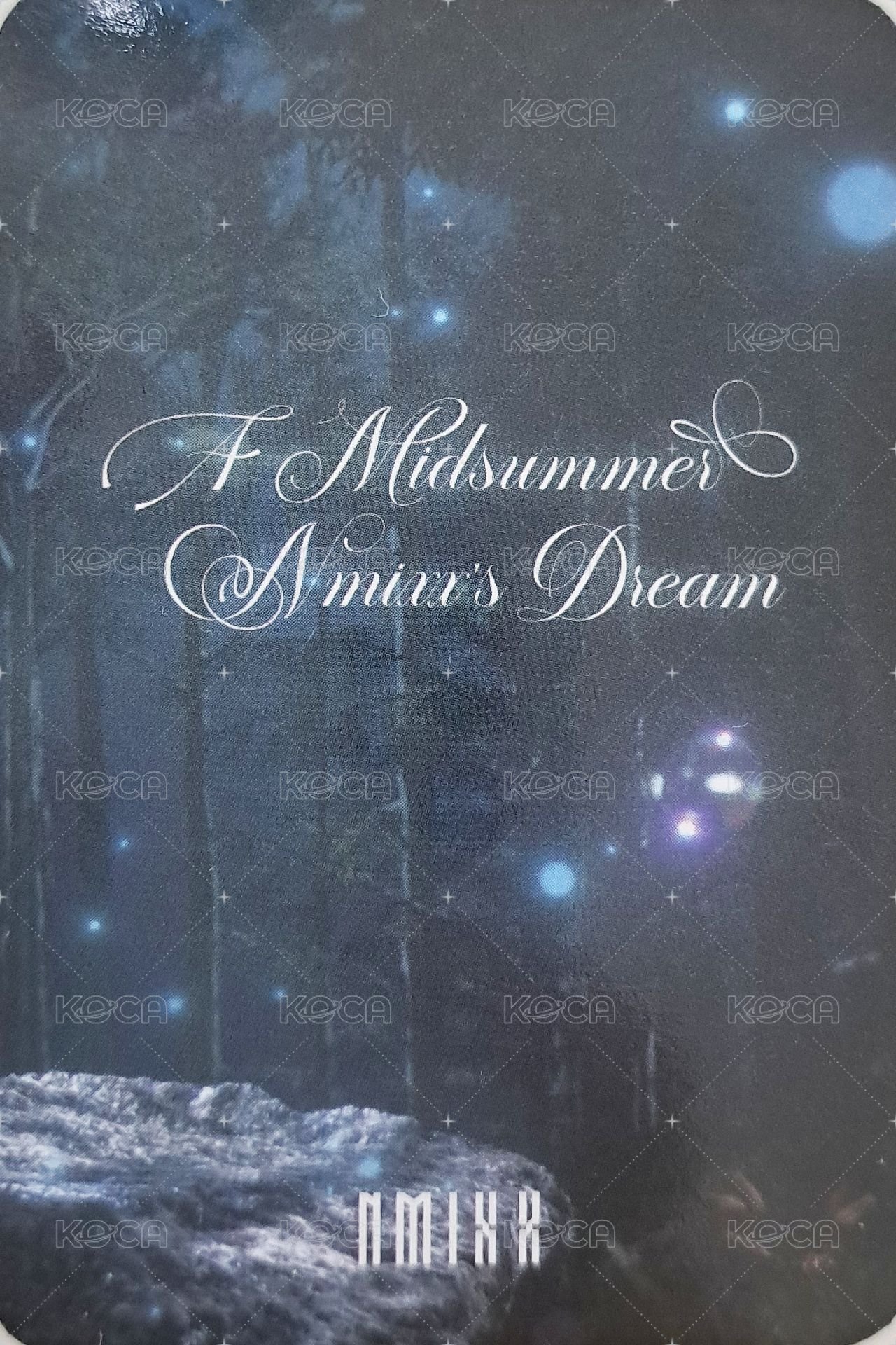 仲夏夜 jyp 線上 1.0 簽售卡 毛毯 背面