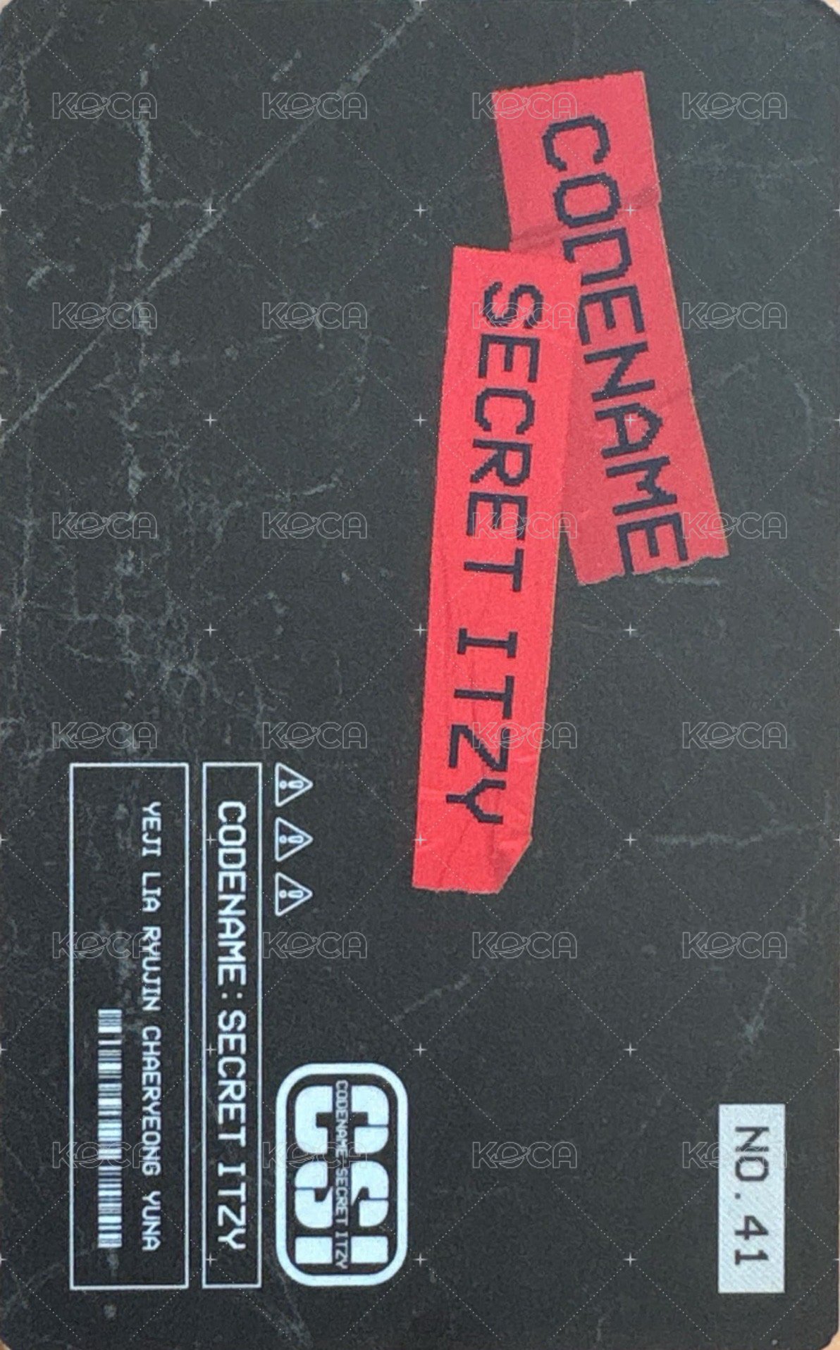 CSI 隨機卡 No.41 團卡 背面