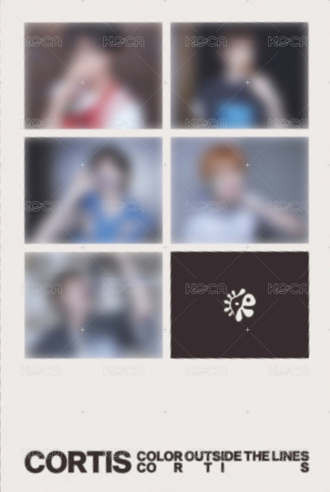 迷一 wvs 電子專 B ver. 明信片 團卡 正面