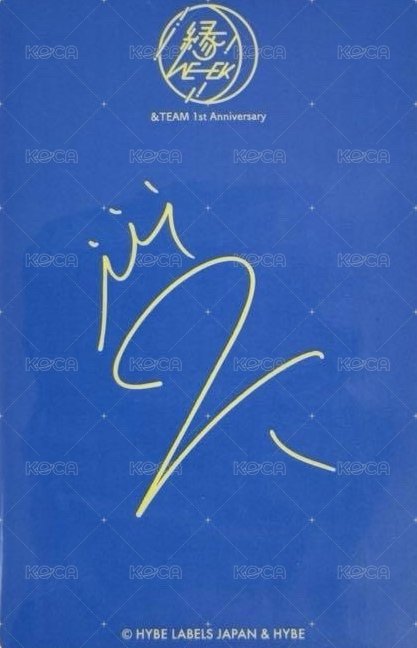 縁DAY 周邊卡 1週年 相框卡 背面