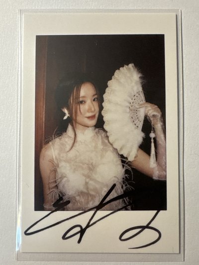 i-dle 舒華 漫潮Waves復刻拍立得