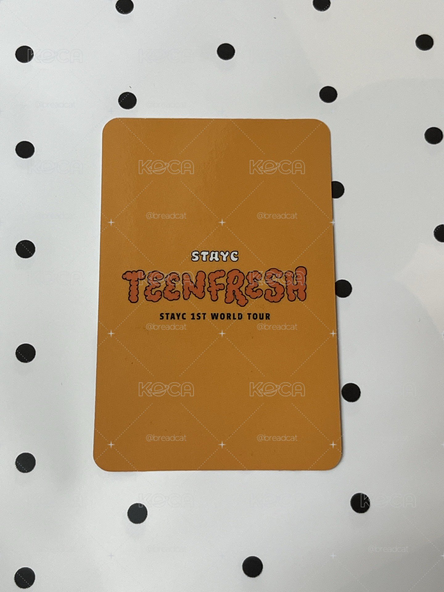 STAYC ISA teenfresh 世巡 首爾入場卡 花環莎