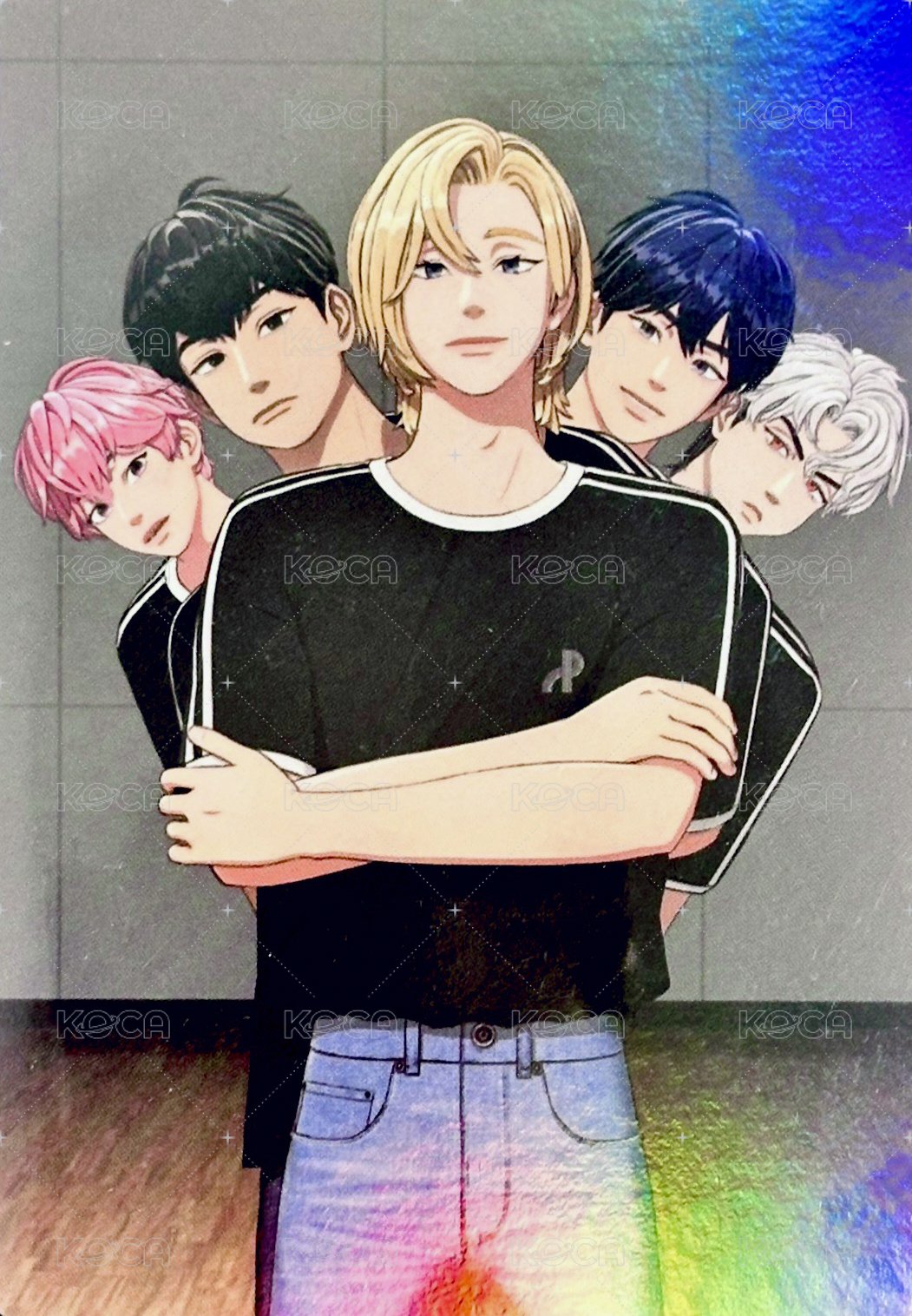 24fc安可場 周邊卡 PUTV 滾邊T恤 鐳射閃卡 正面