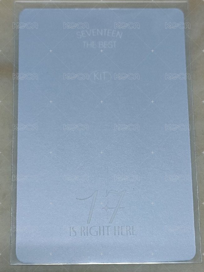 精選專 專輯卡 KIT 背面