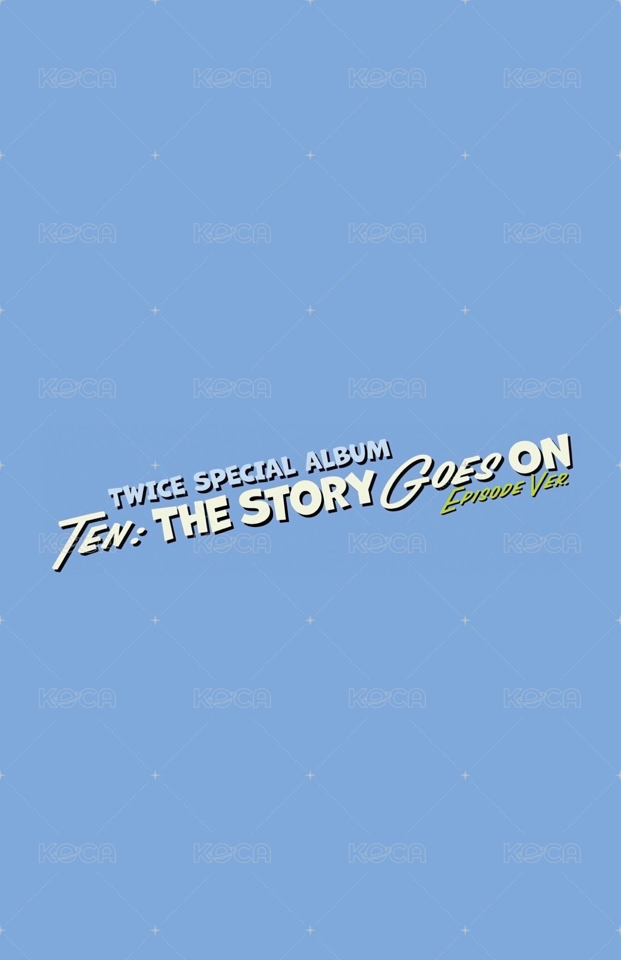 十週年特別專 mk 團封 特典卡  背面