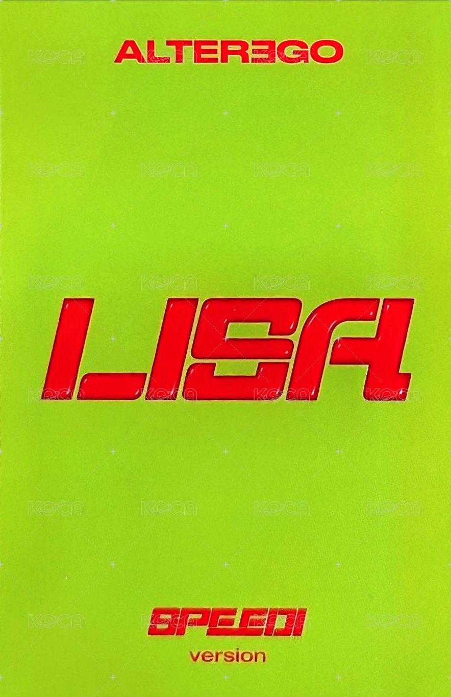 ALTEREGO 專輯卡 speedi ver 背面