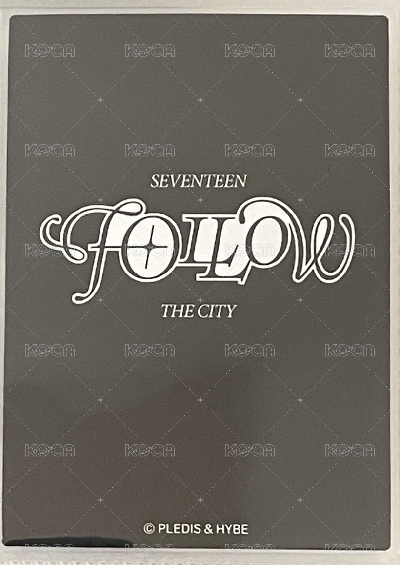FOLLOW 集章卡  背面