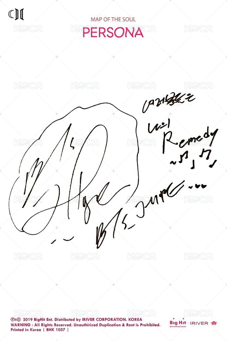 Persona 明信片  背面