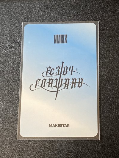 NMIXX Jiwoo ms特典卡 鏡心友