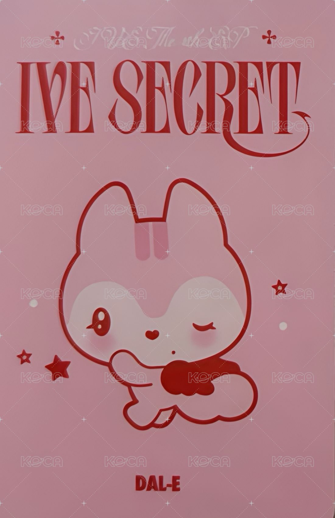 IVE SECRET 專輯卡 EVIL CUPID ver. 背面