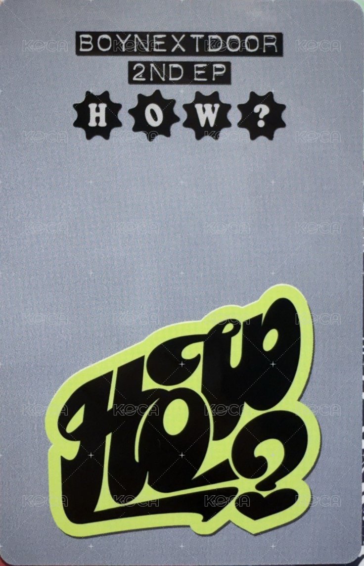 HOW? yzy 2.0 幸運卡 4 背面