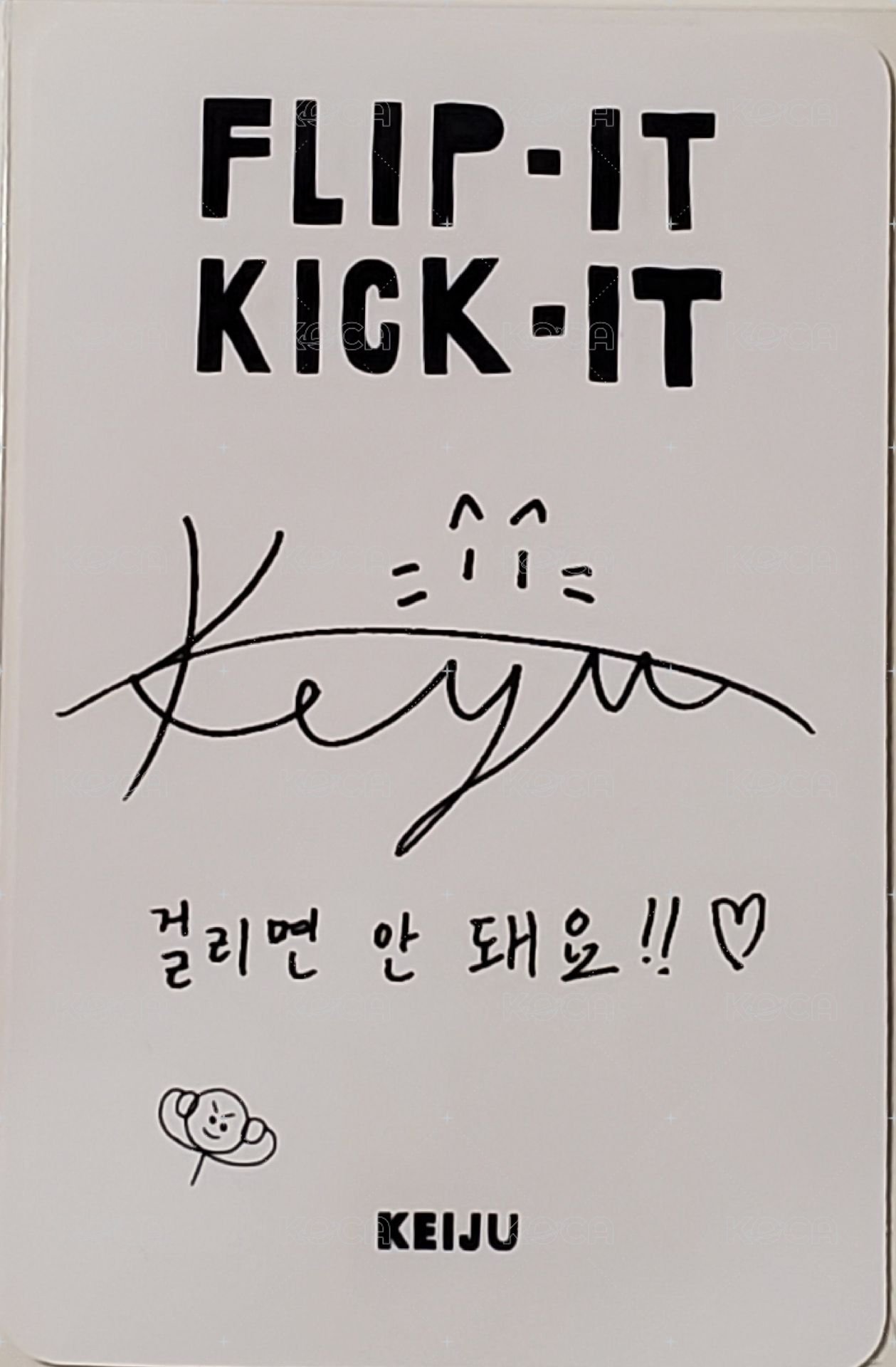 迷一 專輯卡 lookbook ver.  背面