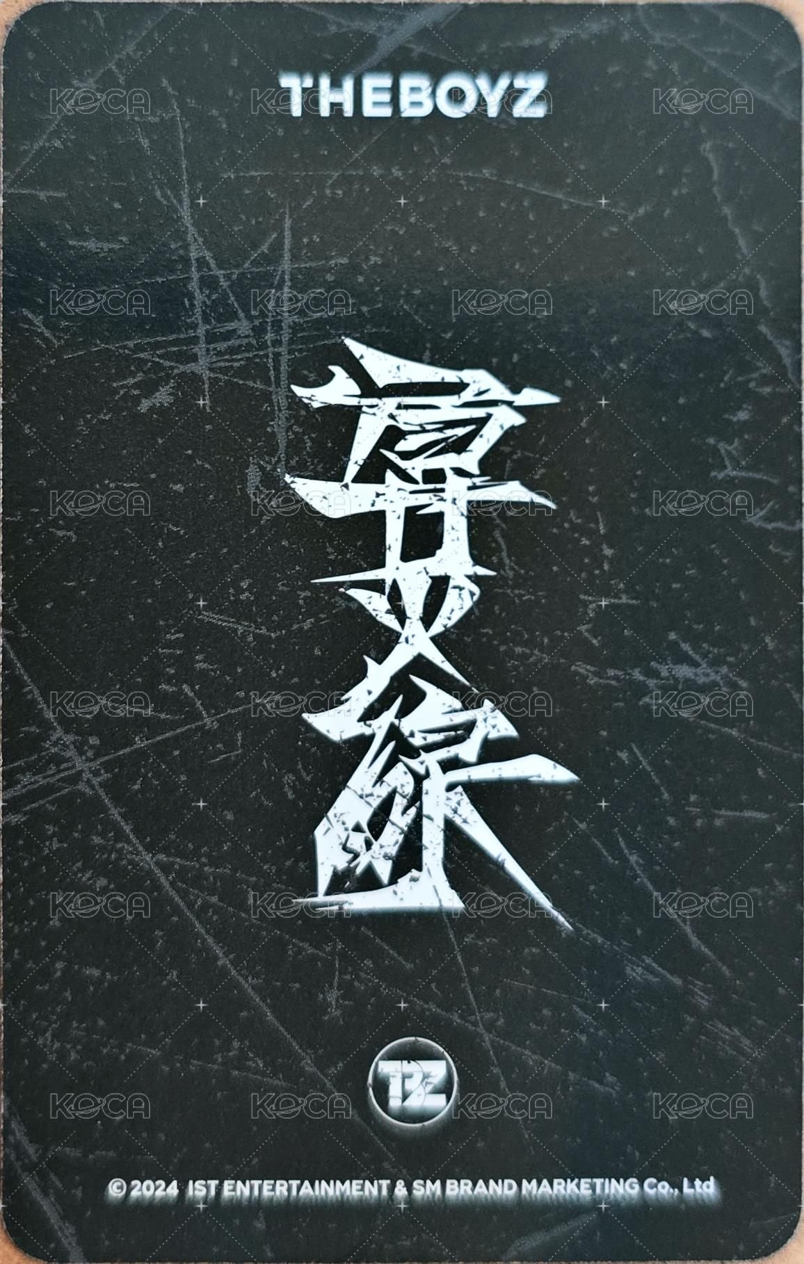 THE BOYZ 9th MINI ALBUM [導火線] POP-UP STORE 滿額卡  背面