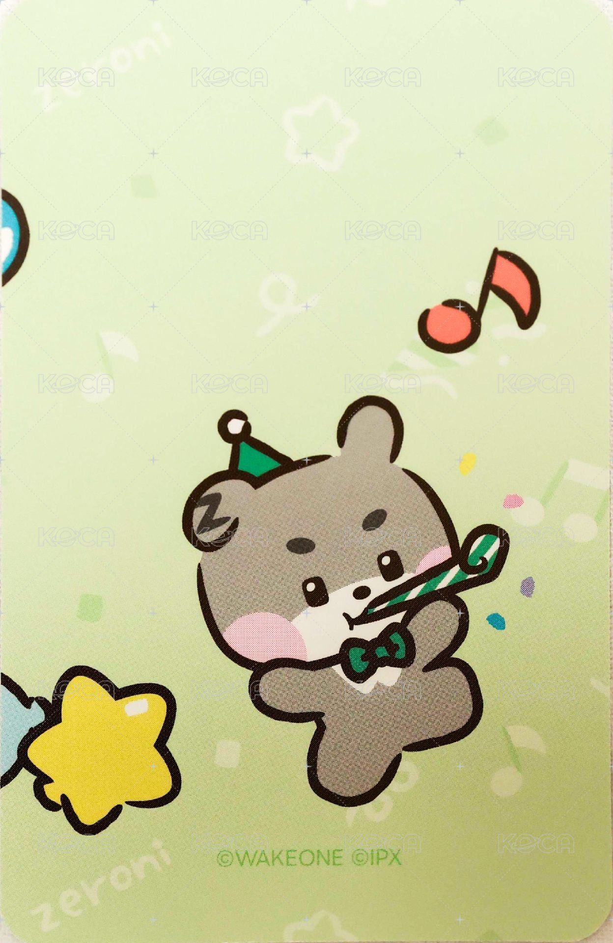 zeroni HOME PARTY  滿額卡  背面