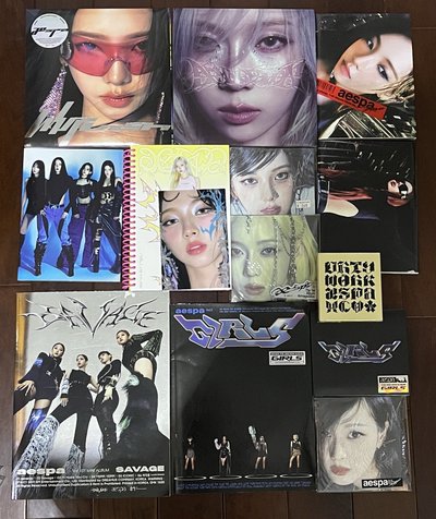 aespa各時期空專（皆無小卡 其他配置都在）