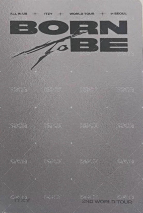 二巡 k4 DVD 首爾場 特典卡  背面