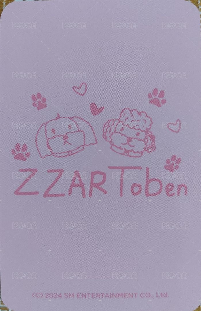 周邊卡 燦烈 都市風景場周10cm扎特娃娃小卡 背面