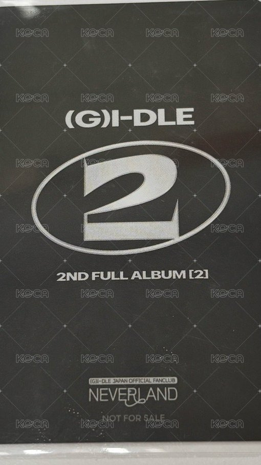 正規二 日咖 正規二日咖特典卡 特典卡  背面