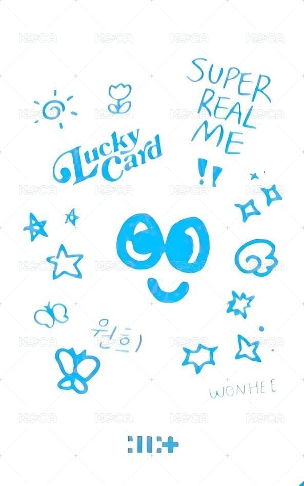 SUPER REAL ME 專輯卡 SUPER ME A ver.  背面