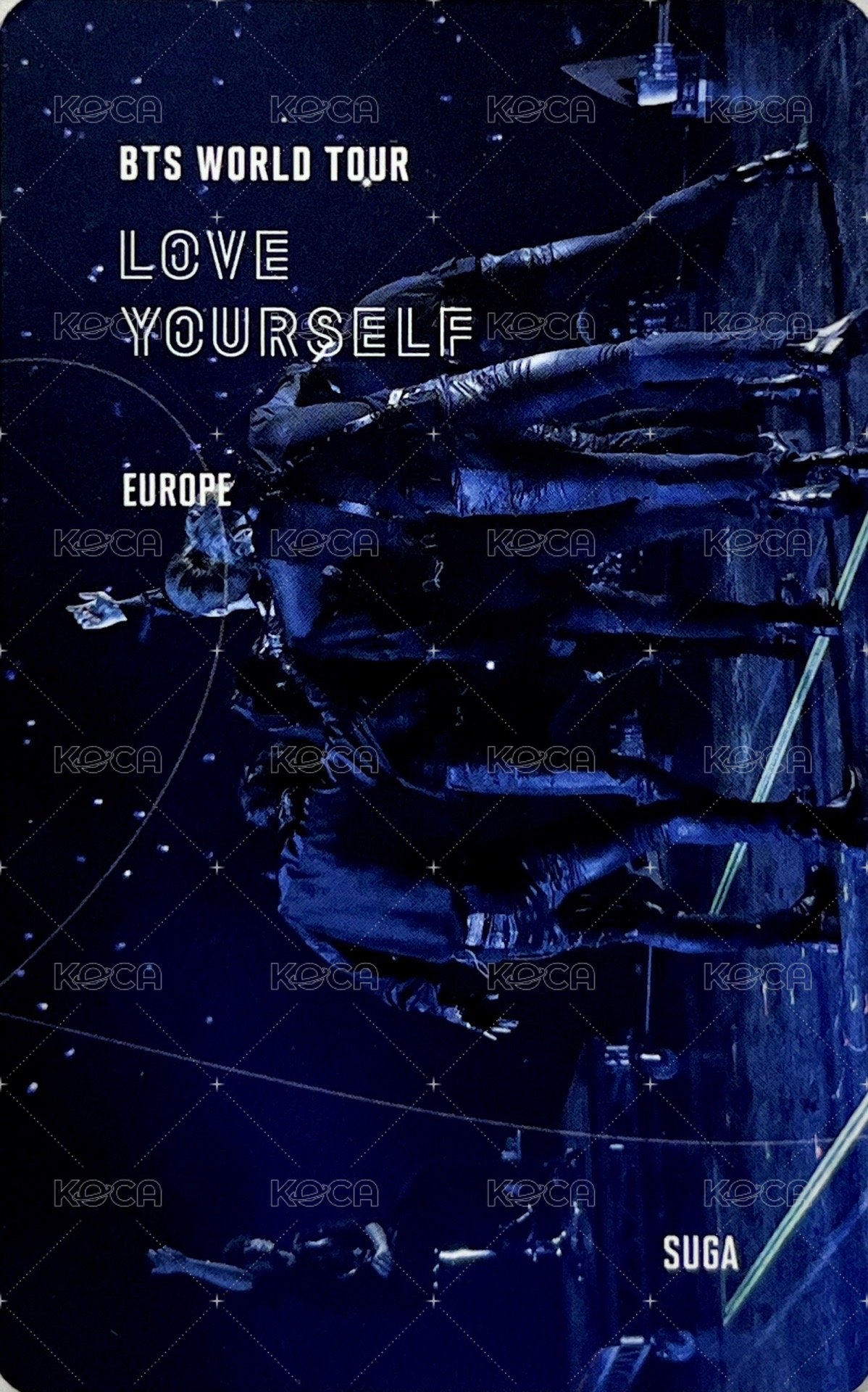 LY Tour 演唱會 DVD / CD 卡 歐洲 藍光版 背面