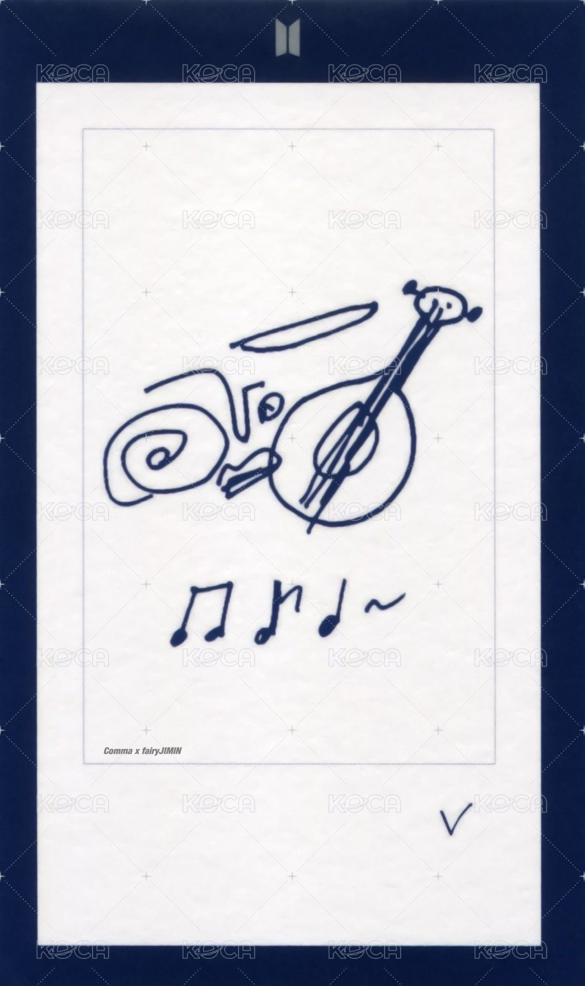 MAGIC SHOP 隨機卡 韓五期 訊息卡(1/5) 背面