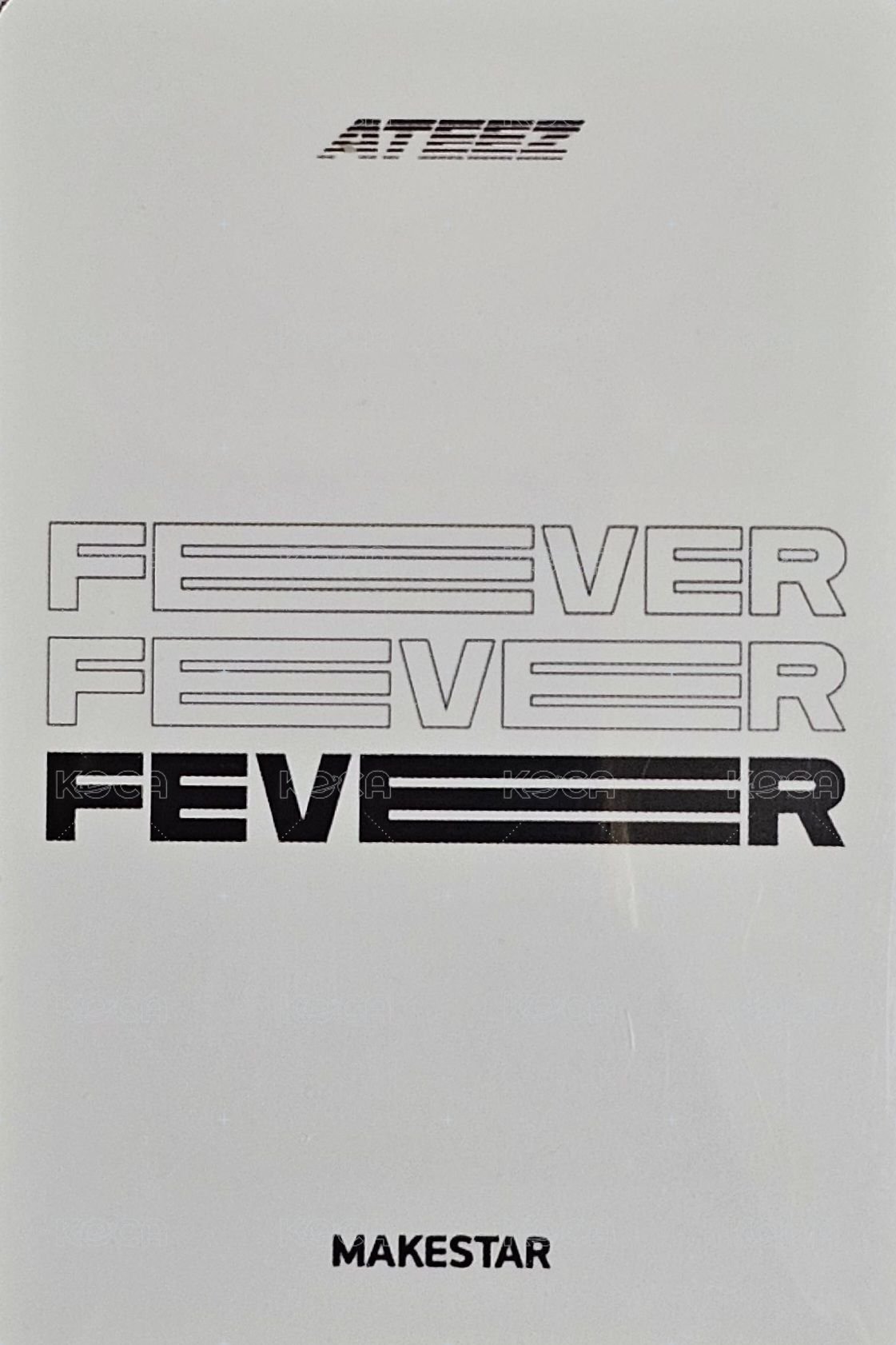 Fever pt.2 ms 3.0 簽售卡  背面