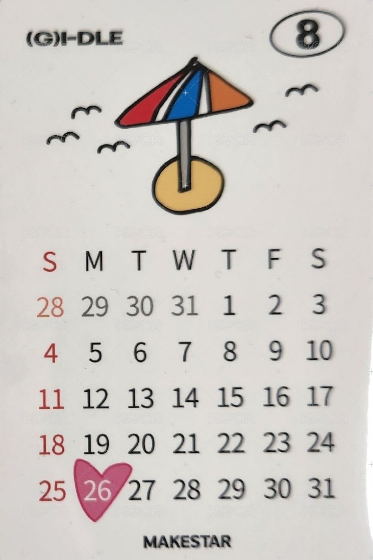 正規二 ms 1.0 特典卡 年曆卡背 背面