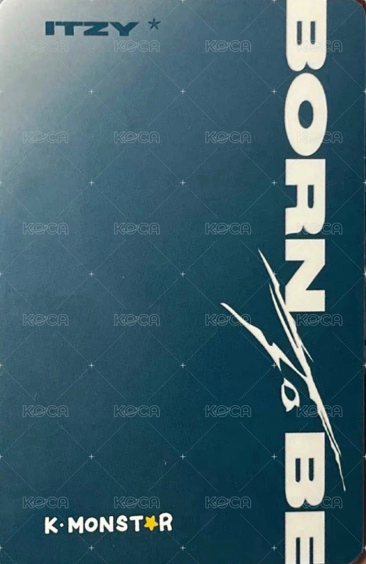 BORN TO BE km 台北 1.0 簽售卡 半心 背面