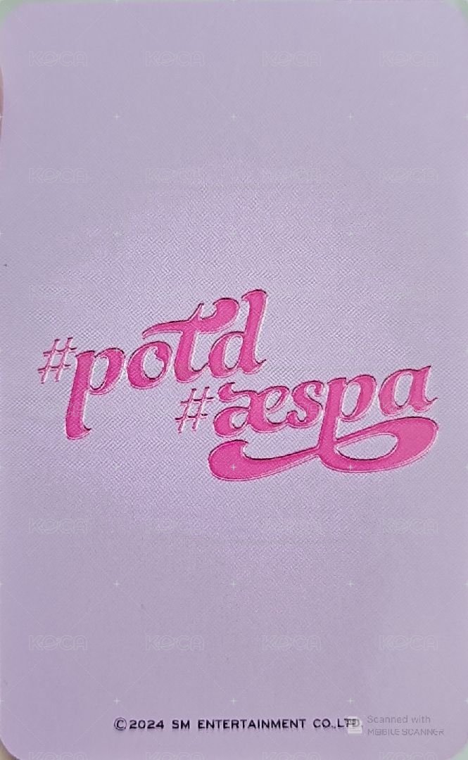 #potd展會 周邊卡 #potd泰國展會帽子柚 背面