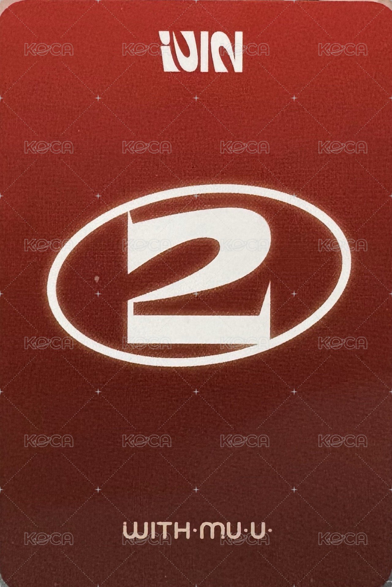 正規二 wm 5.0 幸運卡  背面