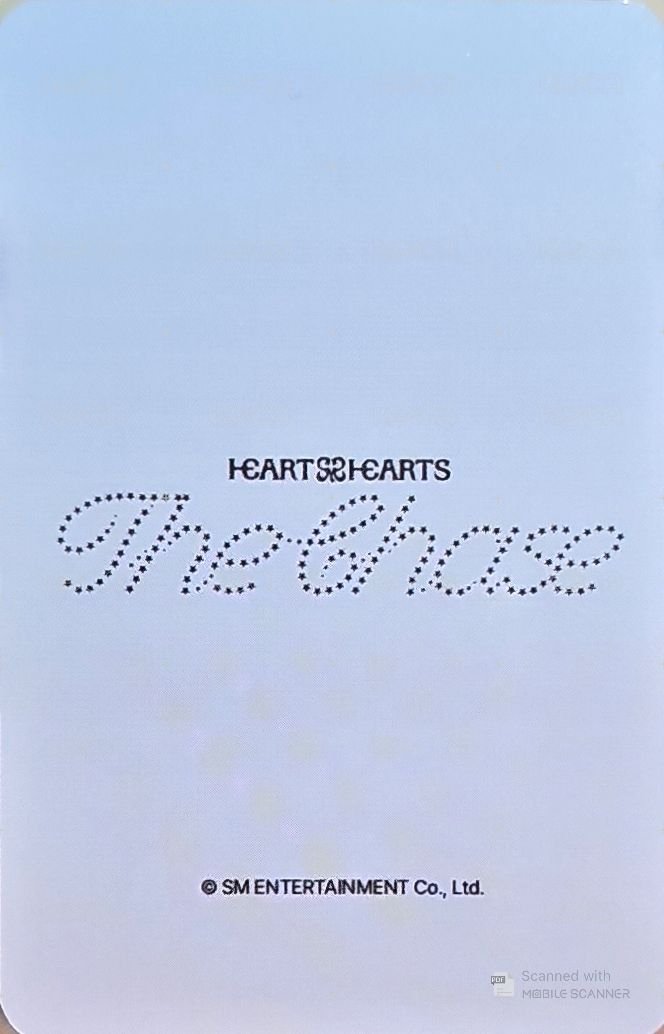 單一 dmm 簽售卡  背面