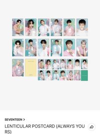 ALWAYS YOURS 明信片組 3D