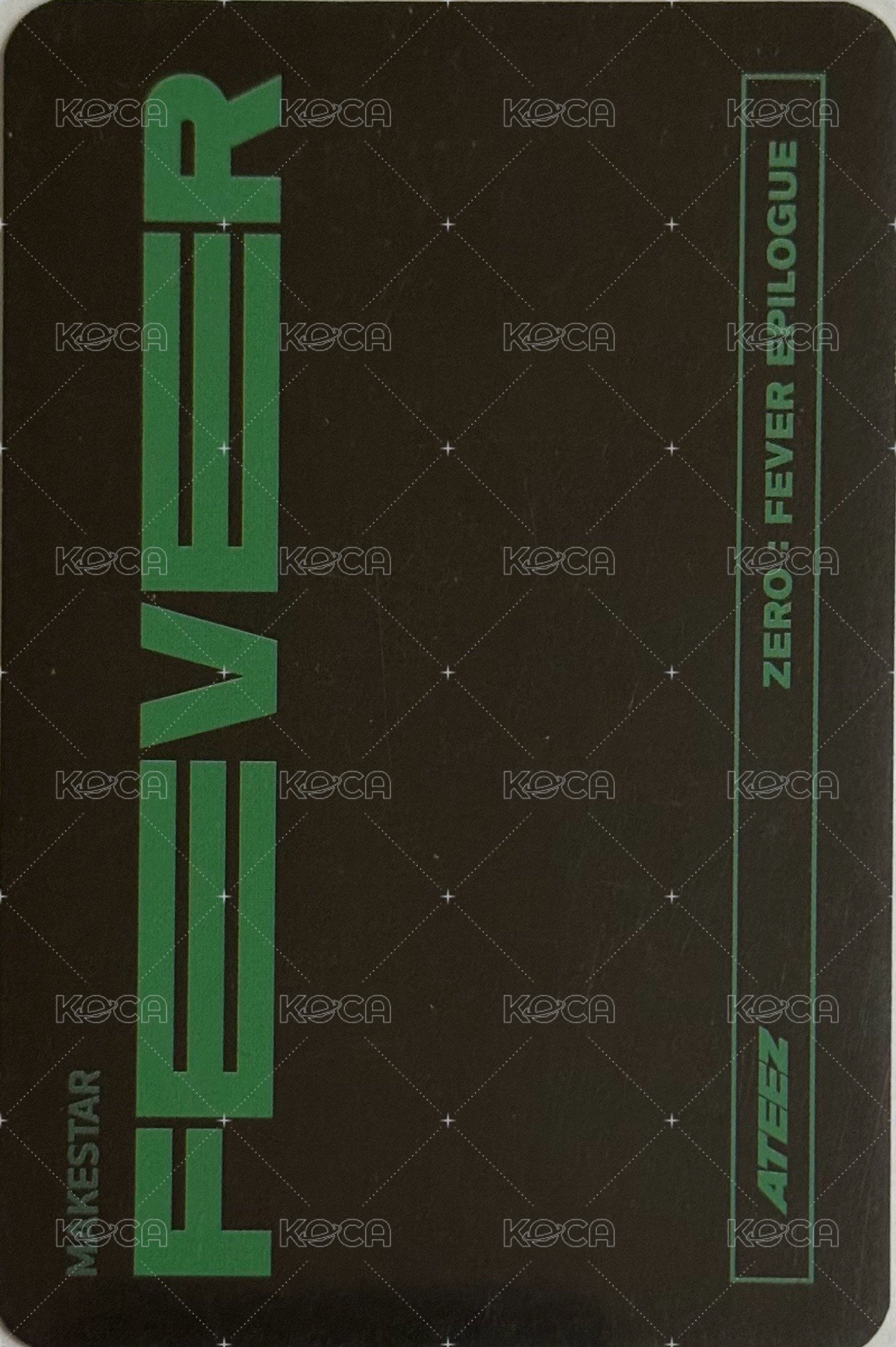 Fever pt.3 抽選卡 snow app 背面