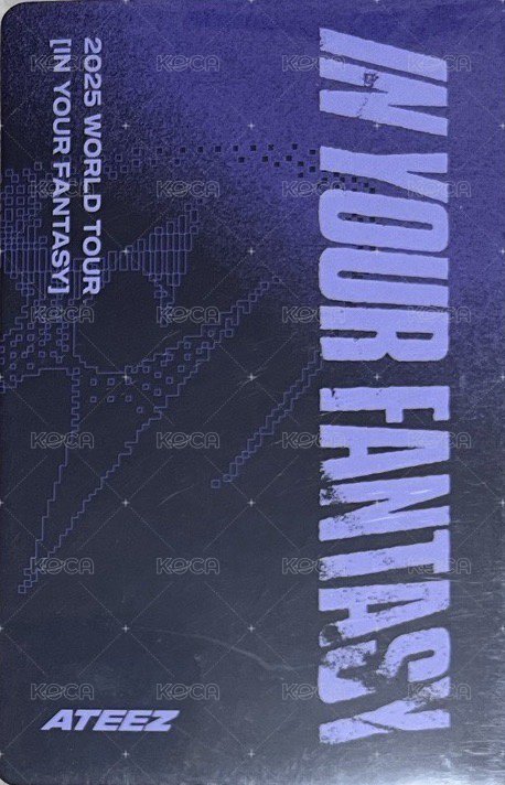 IN YOUR FANTASY 隨機卡 卡包卡 背面