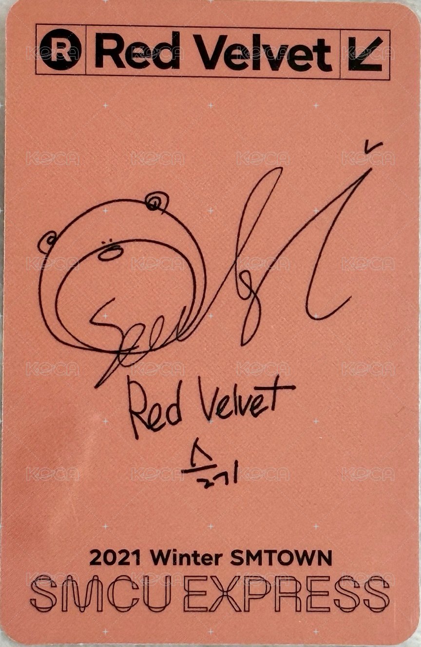 2021冬專 專輯卡  背面