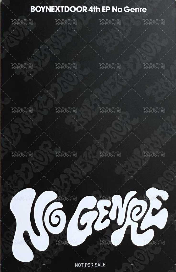 No Genre 環球 pb 特典卡 1 背面