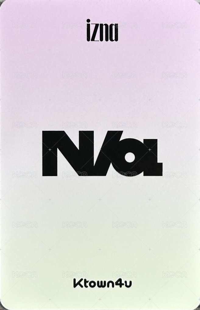 迷一 k4 4.0 簽售卡  背面