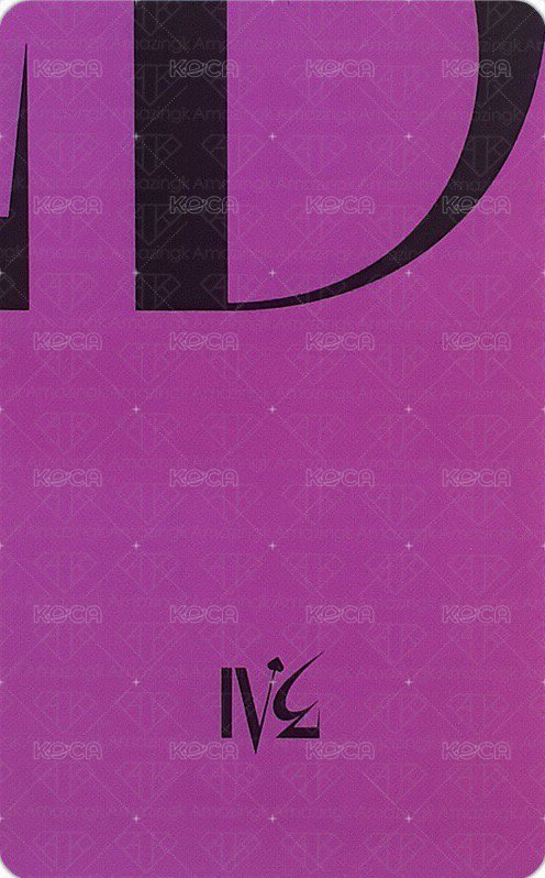 LOVE DIVE sw 3.0 幸運卡  背面