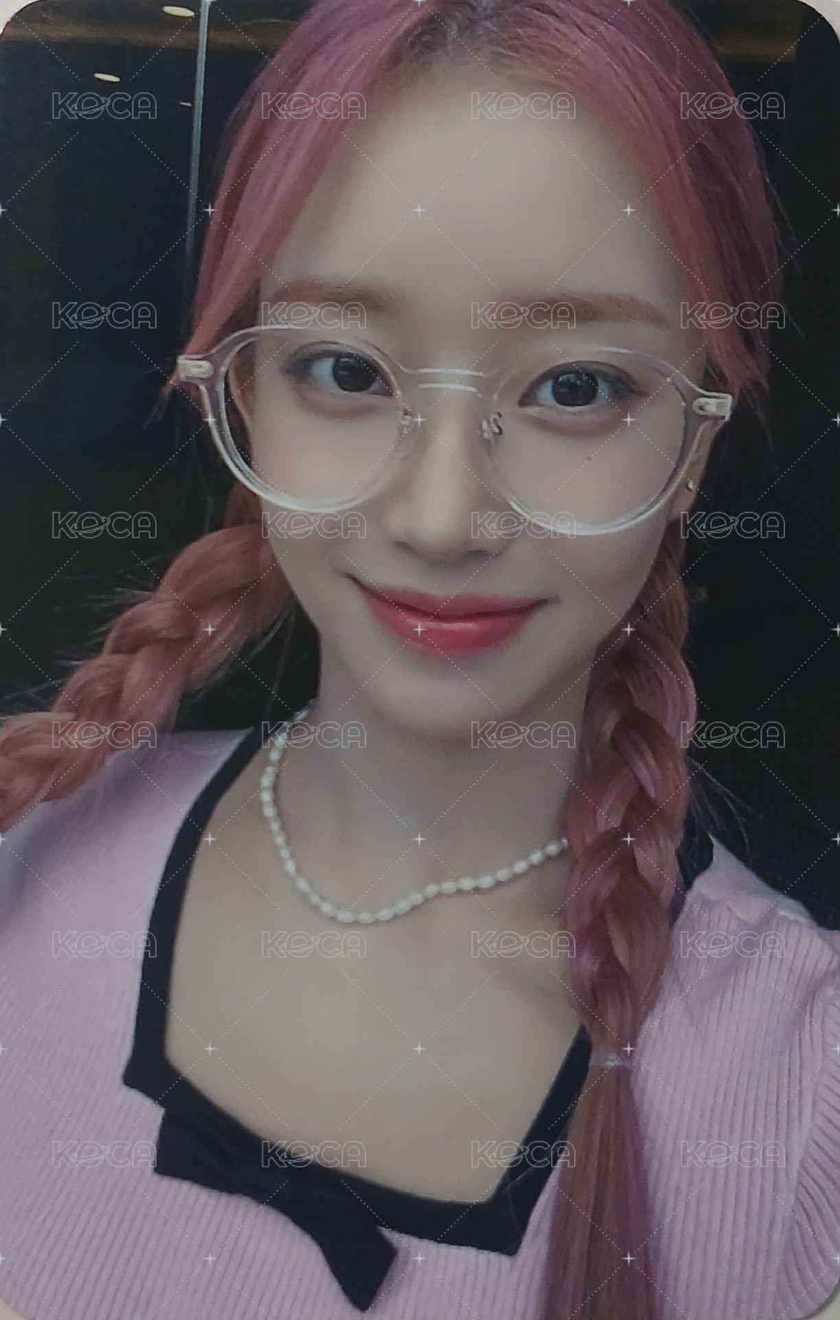 Teddy Bear wonderwall 2.0 特典卡 眼鏡珉 正面