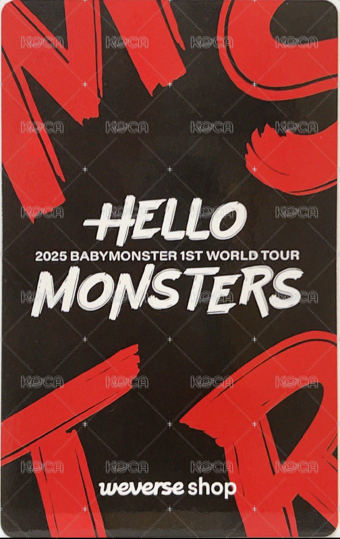 25’世巡 wvs 特典卡  背面