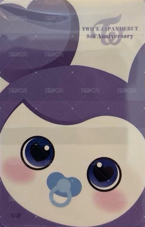 日本八週年快閃 周邊卡 夜燈 背面