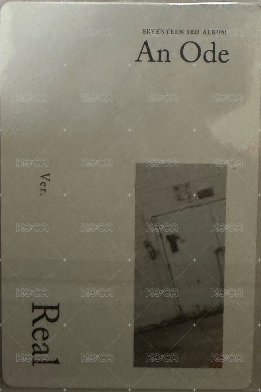 正三 專輯卡 real ver. 背面