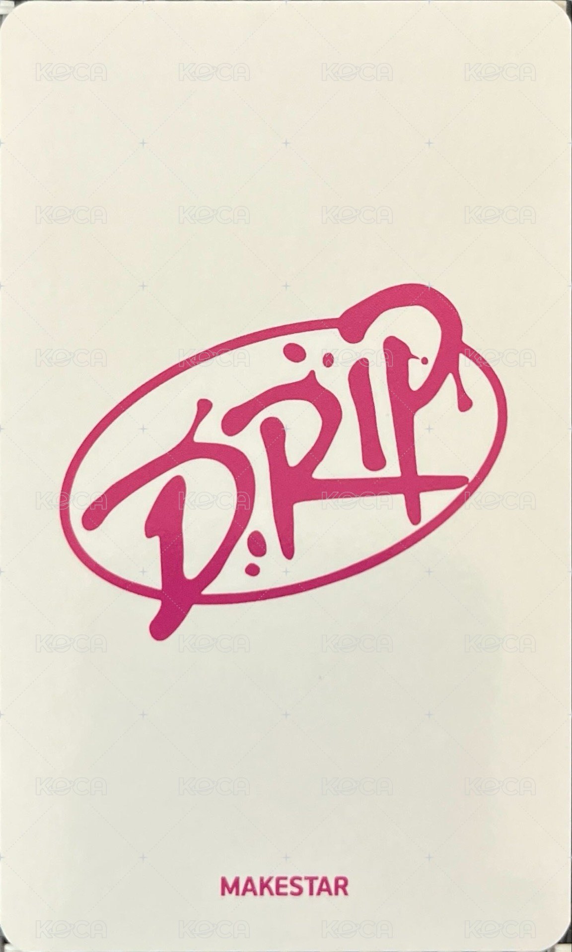 DRIP ms 幸運卡 聖誕幸運卡 ver.A 背面