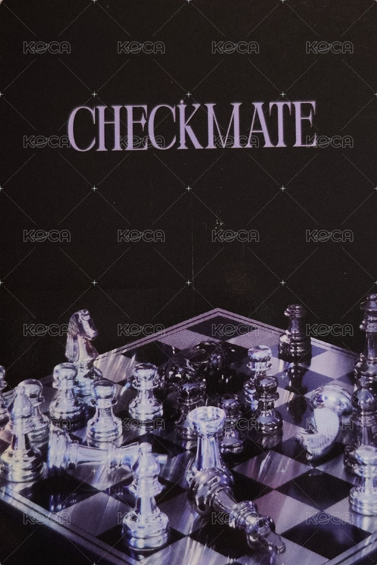 CHECKMATE 世巡 演唱會 DVD / CD 卡  背面